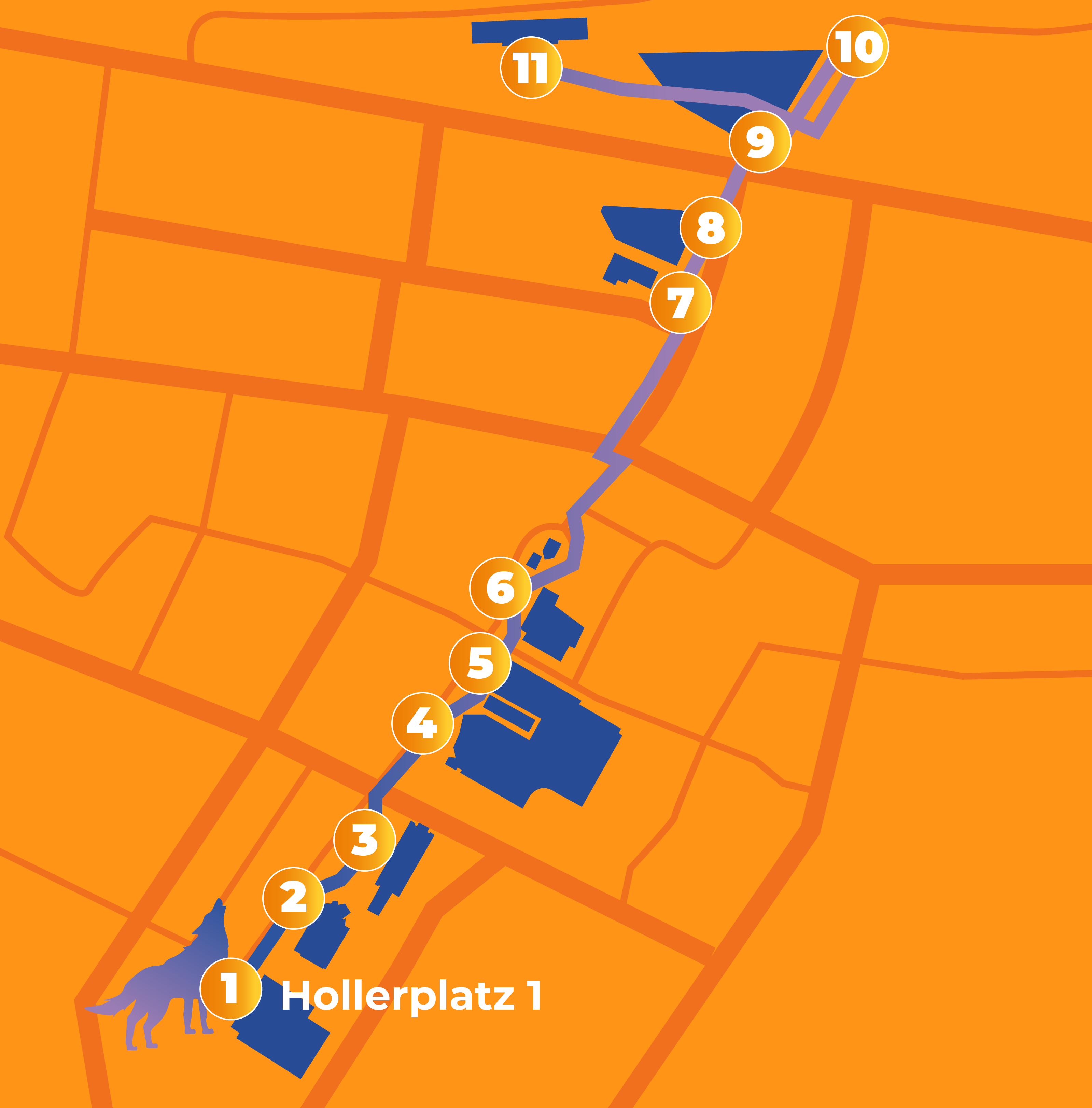 Route Innenstadt